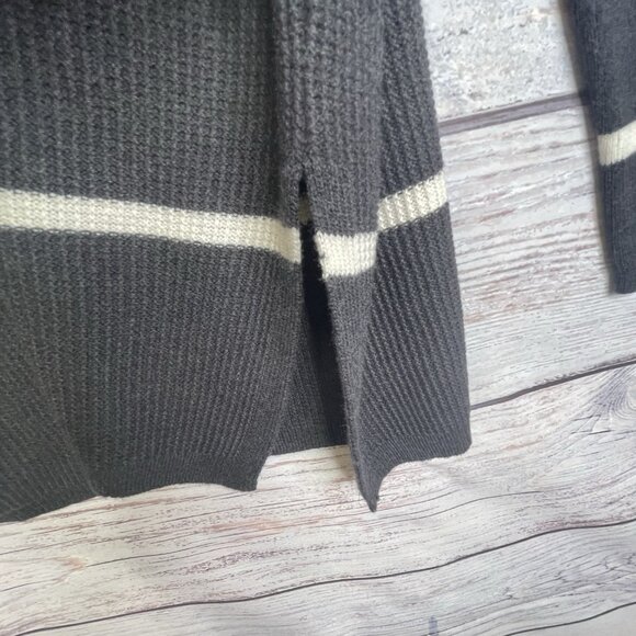 Gap Women's Sweater Size L Wool Coastal Fisherman Nautical Striped Warm - Picture 7 of 14